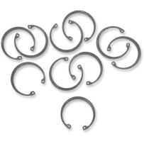 Snap Rings — Inner primary cover, 10-pack, Silver