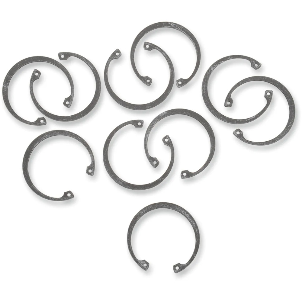Snap Rings — Inner primary cover, 10-pack, Silver