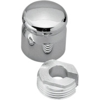 Chrome Billet Choke Cable Knob Cover — Choke knob, Chrome