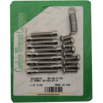 Primary Cover Bolt Kit — Silver, Stainless Steel