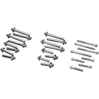 Head Bolt Kit — 12-point flange, silver