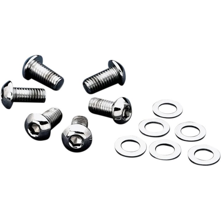 Kit de tornillos de cabeza de botón para riel de guardabarros — 1" de longitud