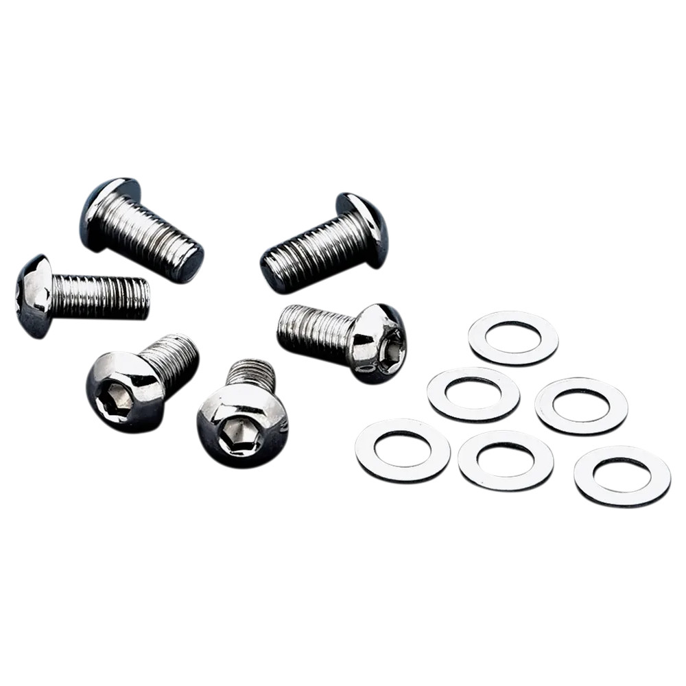 Button-Head Fender Rail Bolt Kit — 1" length