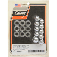 Transmission Side Cover Acorn Nut Kit — Chrome