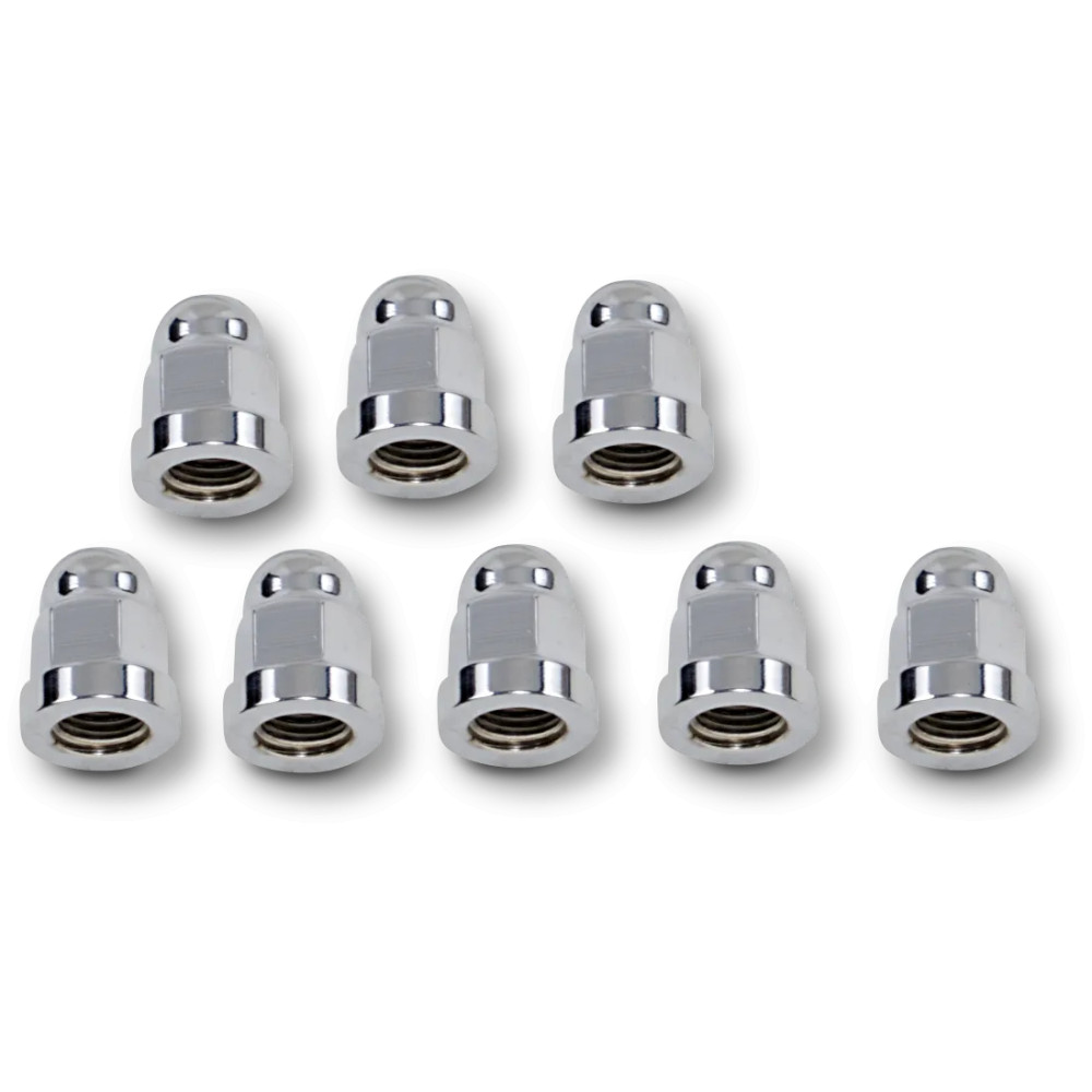 Cylinder Base Nut Kit — Chrome