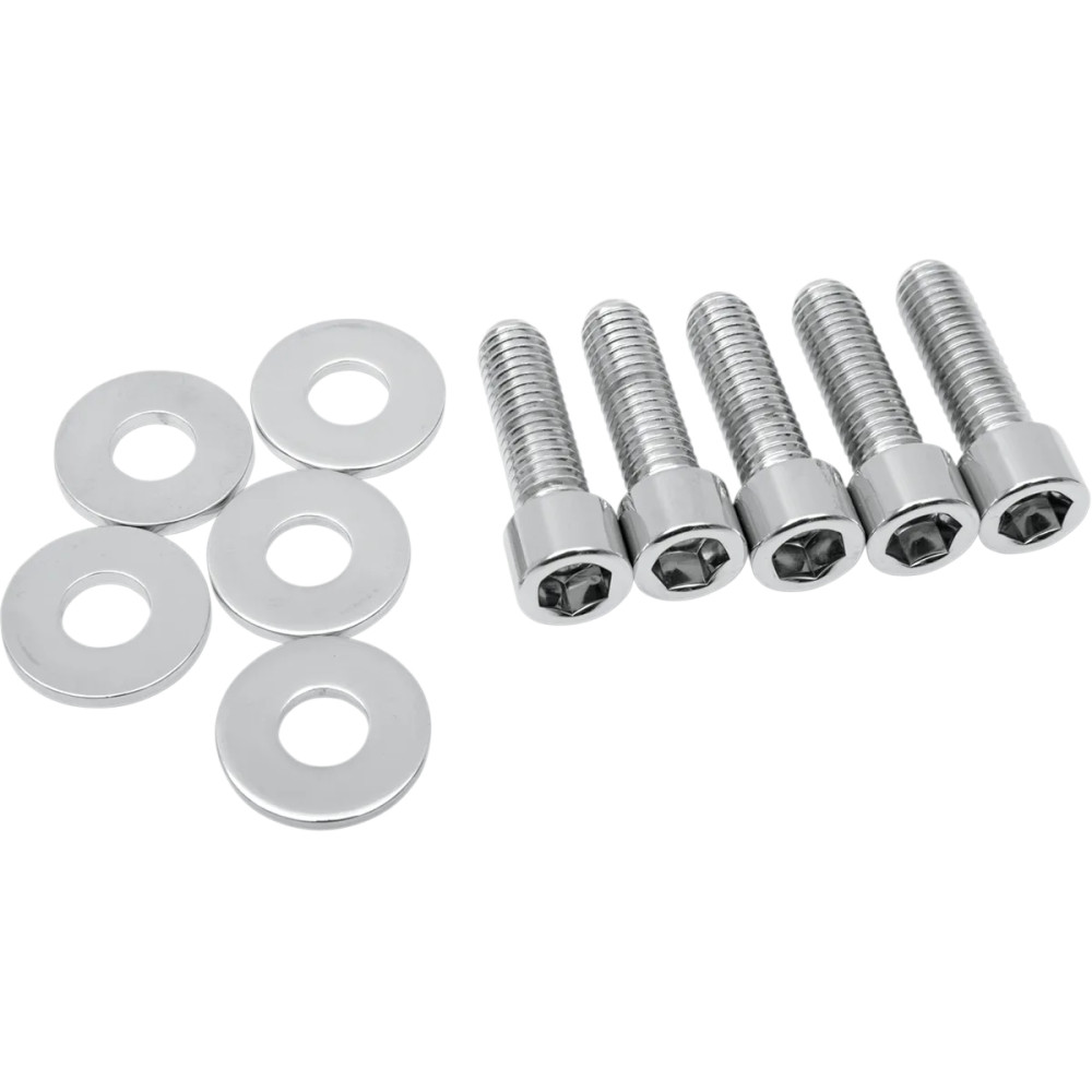 Rotor, Sprocket and Belt Mounting Hardware Kit — 38.1 mm (1-1/2 in), for cast wheels, chrome