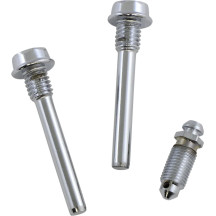 Caliper Mounting Bolt Kit — Rear, Chrome, Silver