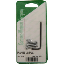 Carburetor Socket-Head Bolt Kit — For CV Carburetors, Chrome