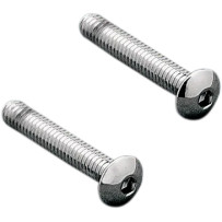 Taillight Lens Screw Kit — #8-32, 1", Chrome, Pair