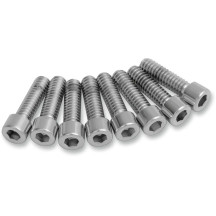 Kit de tornillos para la base del elevador — 1/4-20, paquete de 8, plateado