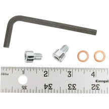 Fork Drain Plugs — For 35 mm tubes, Chrome