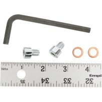 Fork Drain Plugs — For 35 mm tubes, Chrome