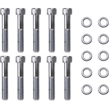Head Bolt Set — C-74-10, Chrome