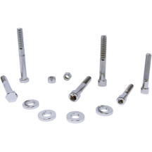 Motor Mount Bolt Set — Chrome