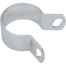 Midway Drag Pipe Mount Clamp — 44.5 mm (1-3/4") , middle mount, Chrome
