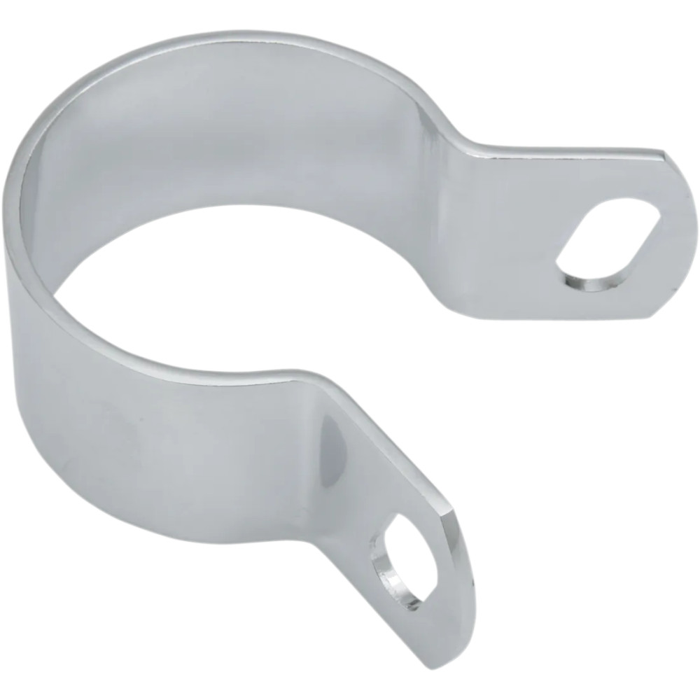 Midway Drag Pipe Mount Clamp — 44.5 mm (1-3/4") , middle mount, Chrome