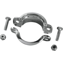 Muffler Clamps — Chrome