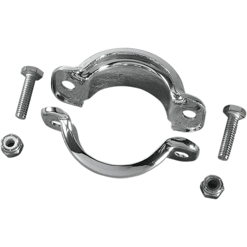 Muffler Clamps — Chrome