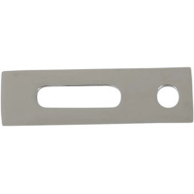 Soporte de escape — acero 1/8", 3" de largo, cromado