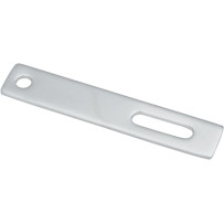 Exhaust Hanger Bracket — 12 cm (4.75 in), 1/8 in thickness, Chrome