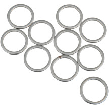 Mainshaft/Countershaft Spacers — 10 Pack, Silver