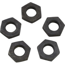 Kick Starter Countershaft Nuts — 1/2"-20, 5-pack, Black
