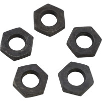 Kick Starter Countershaft Nuts — 1/2"-20, 5-pack, Black
