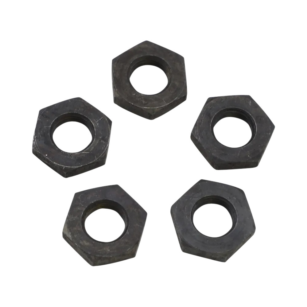 Kick Starter Countershaft Nuts — 1/2"-20, 5-pack, Black
