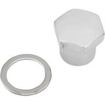 Hex Stem Nut — Chrome, Silver