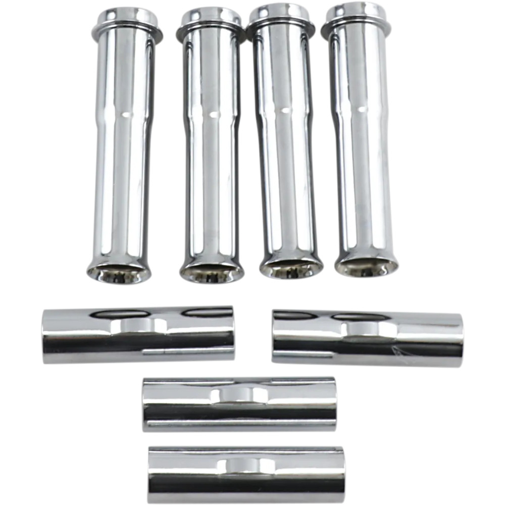 Quick Install Lower Pushrod Tube Kit — Chrome, Lower, 4 Pack