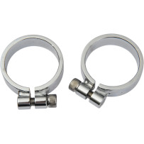 Super Exhaust Port Clamps — Chrome