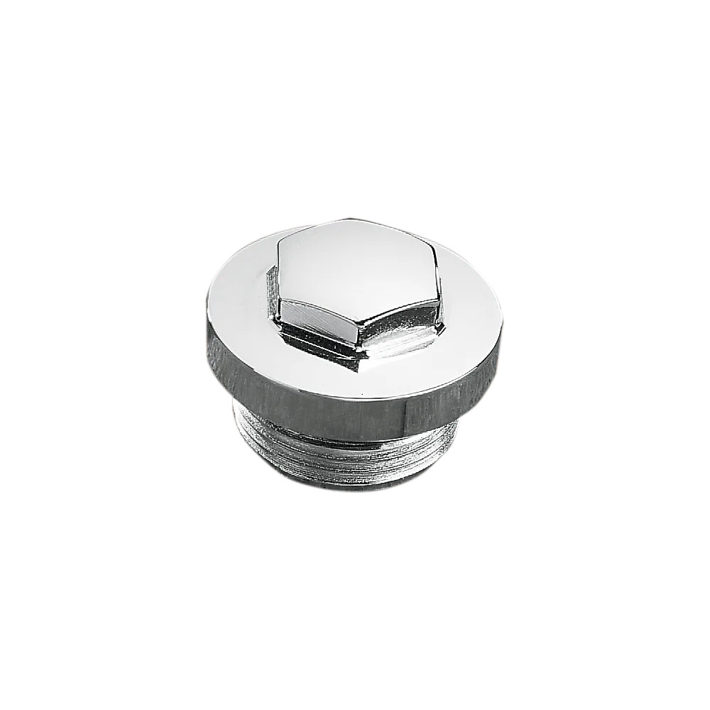 Filler/Clutch Plug — Clutch adjuster, Chrome