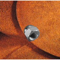 Front Belt Drive Pulley Nut — Chrome