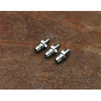 Oil Tank Line Fittings — 3 Pack, Chrome