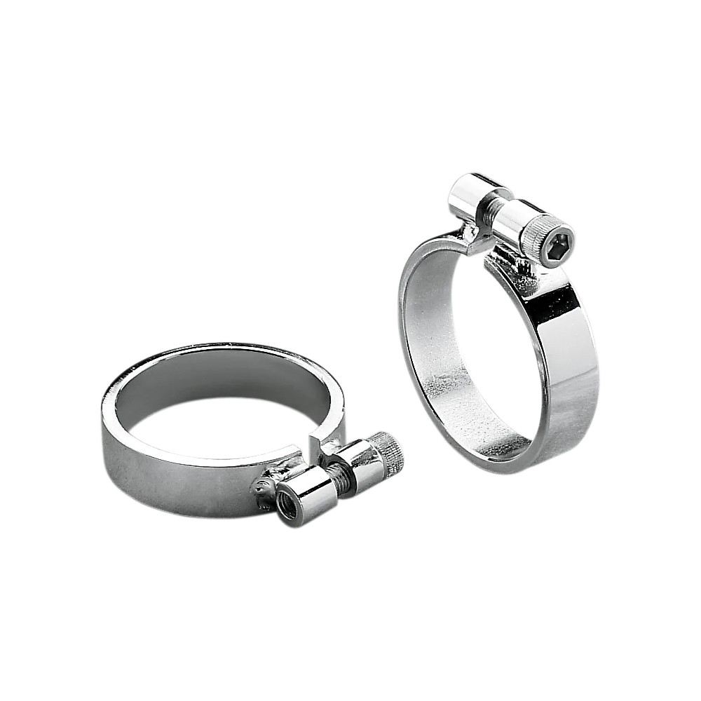 Super Exhaust Port Clamps — Pair, Chrome