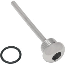 Transmission Oil Fill Plug/Dipstick — 5-Speed, Chrome