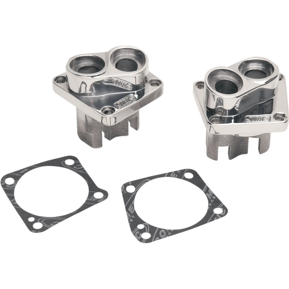 Aluminum Lifter Blocks — Pair, Aluminum finish