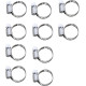 Stainless Steel Mini-Clamps — for 3/8" lines