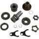 4-Speed Gear Set — Close ratio, 2.44:1 first, 1.35:1 third