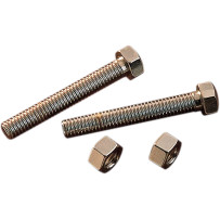 Rear Axle Adjuster Bolts — Chrome