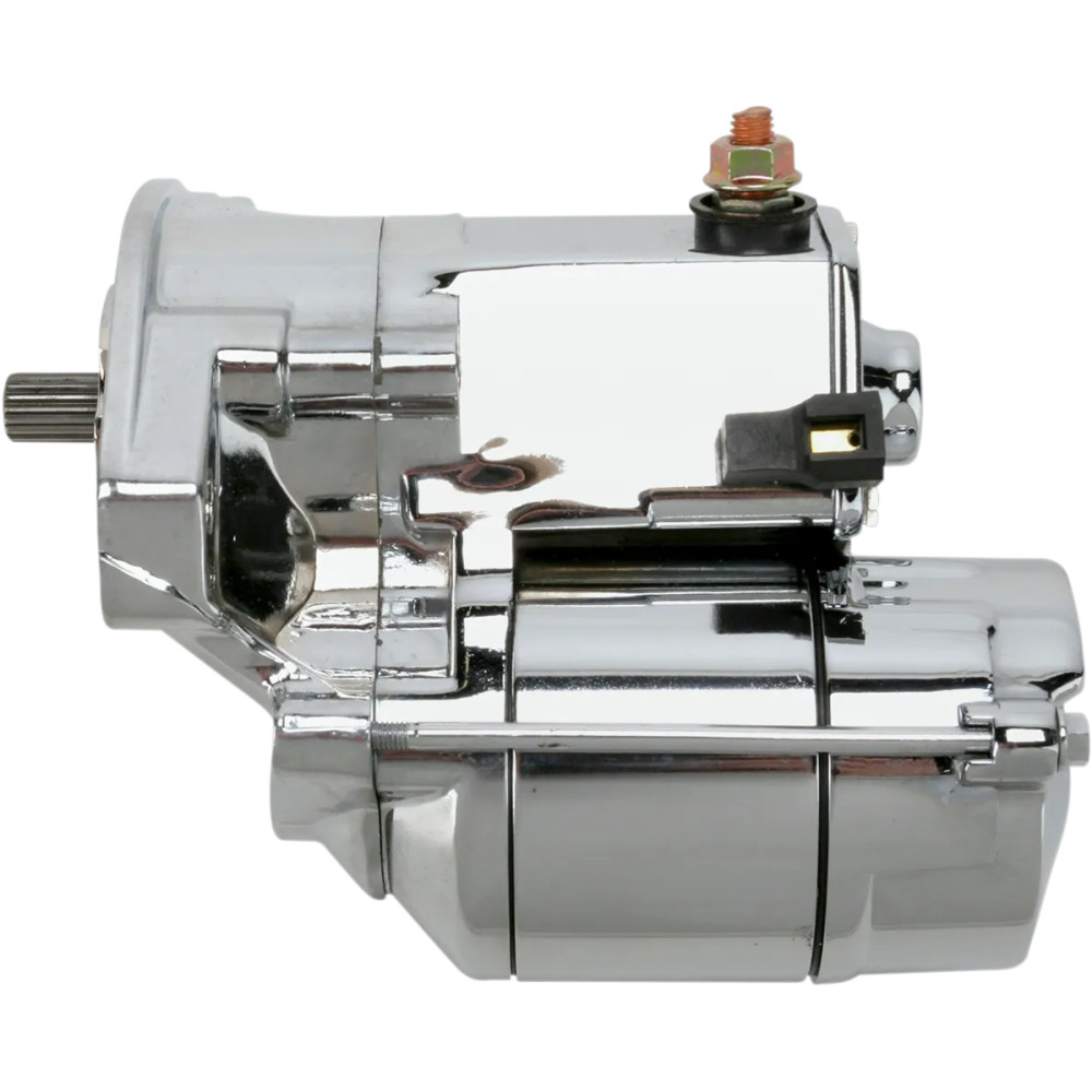 Starter Motor — 12V, 1.4 kW, Chrome