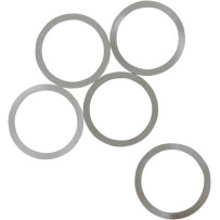 Main Drive Gear Bearing Washers — .060" thickness, 5-pack, Silver