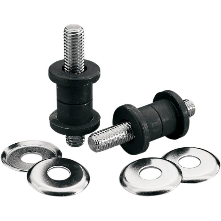 Kit de amortiguador para manillar — negro, cromado, juego