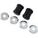 Kit de amortiguadores de manillar para Early Harley Davidson Models — negro, cromado