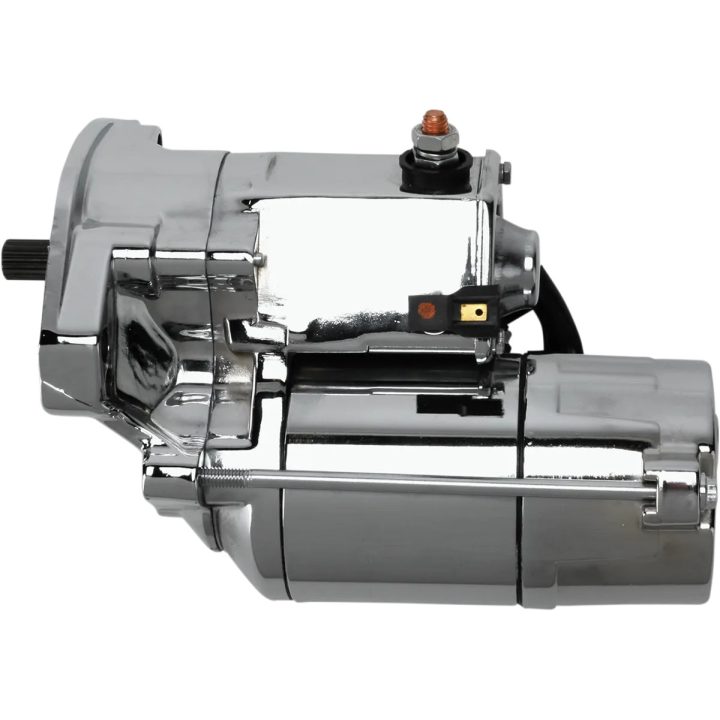 Starter Motor — 12V, 1.6 kW, Chrome