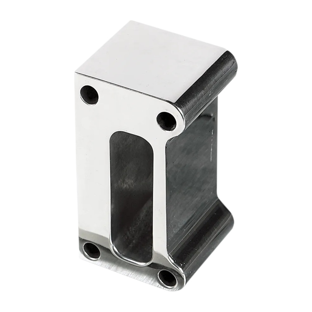 Oil Filler Spout Spacer Block — 1.5" thick, polished