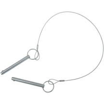 Balancer Shaft Retention Pins — Flywheel assembly, silver