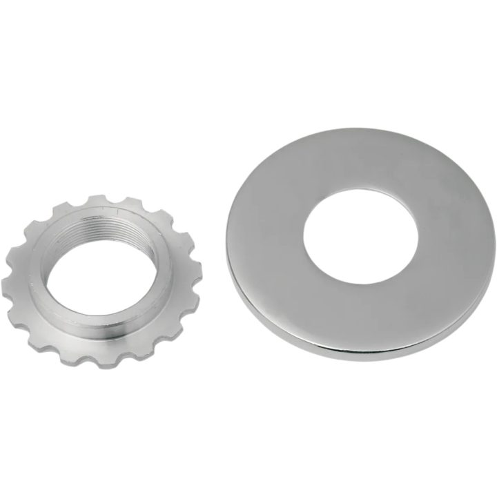 Steering Stem Bearing Adjusting Nut — Steering Stem, Chrome