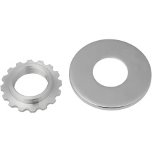 Steering Stem Bearing Adjusting Nut — Steering Stem, Chrome