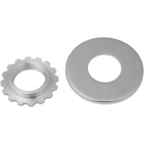 Steering Stem Bearing Adjusting Nut — Steering Stem, Chrome